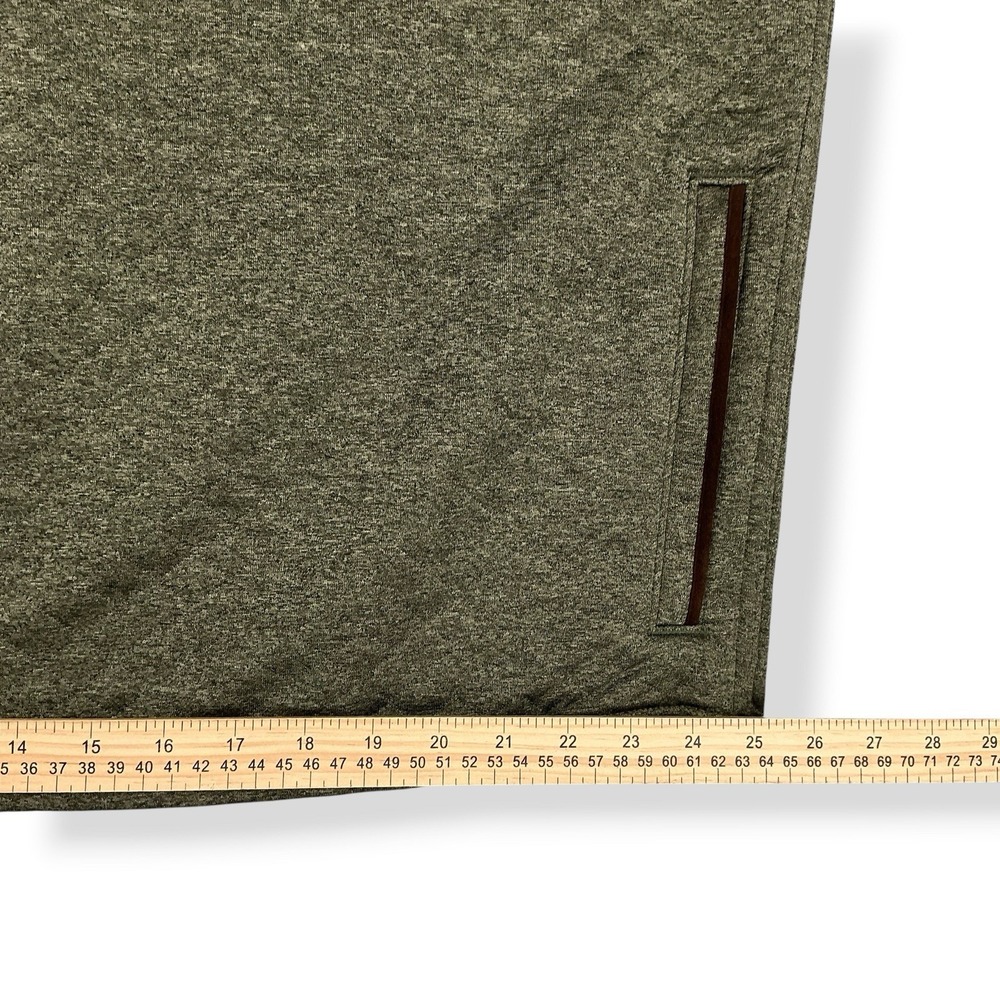 Cremieux Vest Men XXL Green Brown Quilted Full Zip Sleeveless NWT - Picture 12 of 15